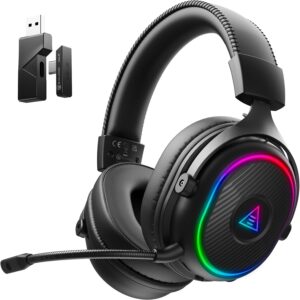 EKSA 2.4GHz Wireless Gaming Headset for PS5,PC,PS4,Switch,Mobile,Mac