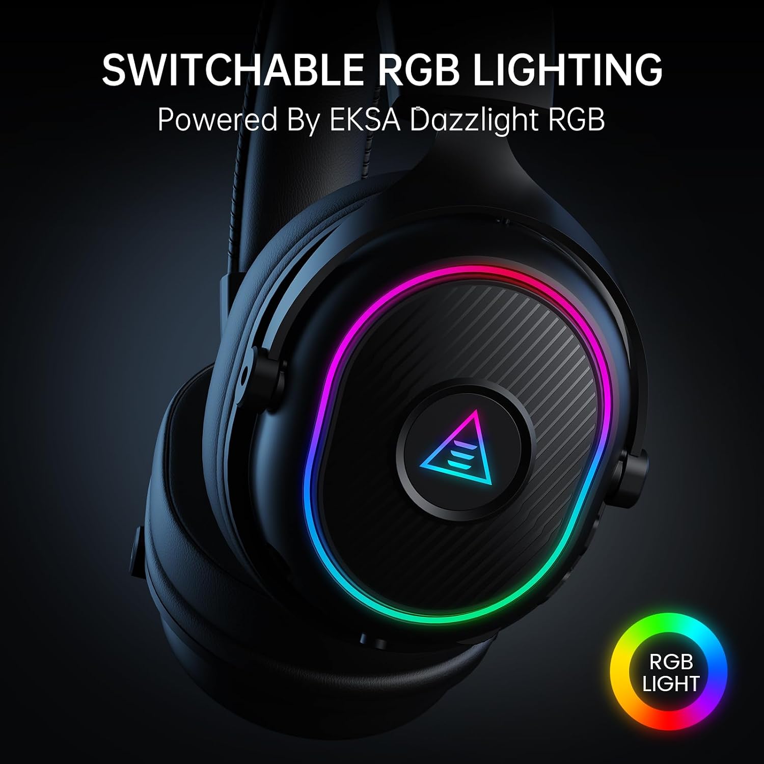 EKSA 2.4GHz Wireless Gaming Headset for PS5,PC,PS4,Switch,Mobile,Mac - Image 7