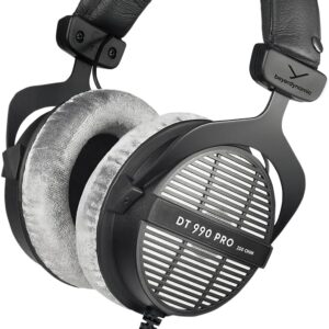beyerdynamic DT 990 Pro (250 Ohm), Open-Back Studio Headphones, Black