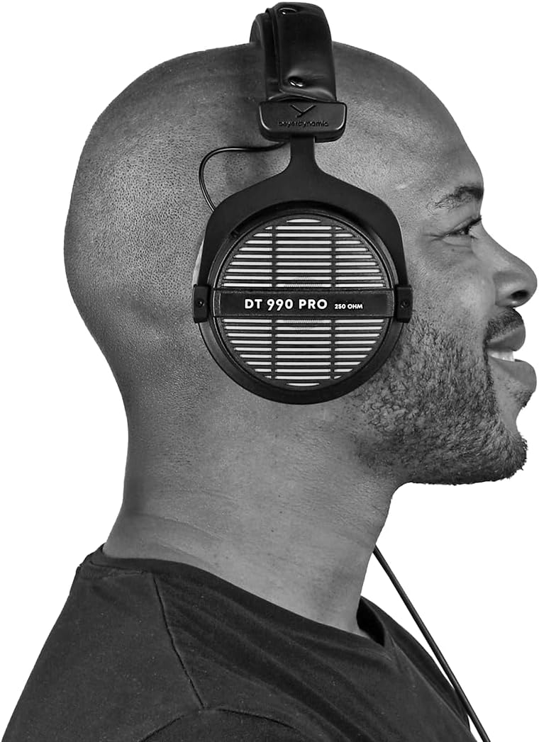 beyerdynamic DT 990 Pro (250 Ohm), Open-Back Studio Headphones, Black - Image 6