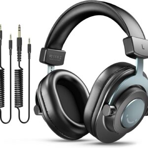 FIFINE HD8 Wired Studio Monitor Headphone, Detachable 3.5mm/6.35mm Cables