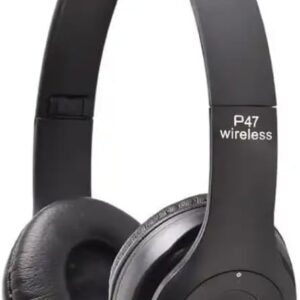 On-Ear Headphones with Microphone - Foldable Super Stereo Bass, Hybrid Active Noise Cancelling Headphones with Transparent Modes,65H Playtime Wireless Bluetooth with Mic, Deep Bass